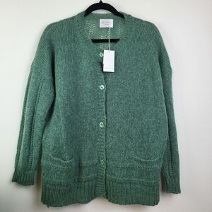 Bella Jones Mohair blend Cardigan Sweater Size T.1 NWT